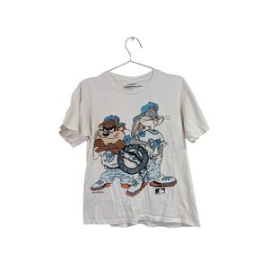 Vintage Shirt 1993 Miami Marlins Looney Tunes Taz MLB Baseball Single Stitch M